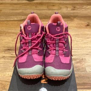 Merrell Chameleon 7 Access Mid Waterproof Girls Hiking Shoe